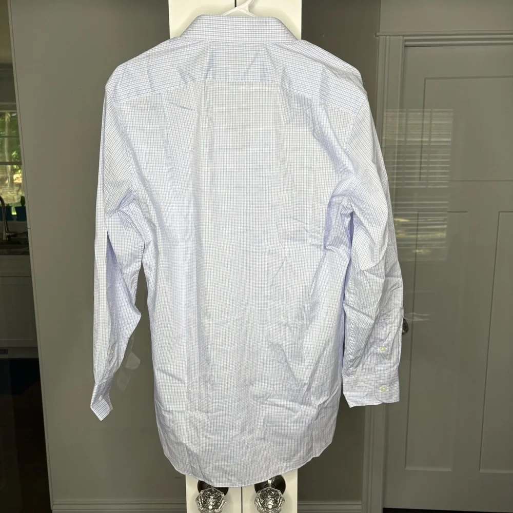 J. Crew Tailored Performance Dress Shirt White Peri